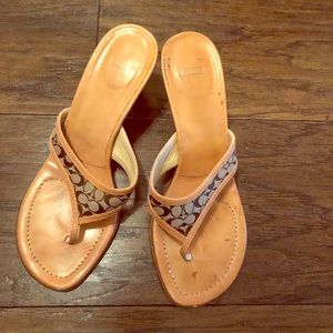Coach Sandal Heels